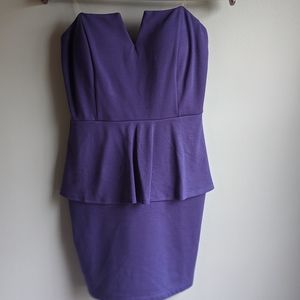 Lulu's Strapless Mini Dress